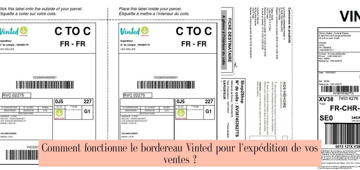 Comment fonctionne le bordereau Vinted pour l
