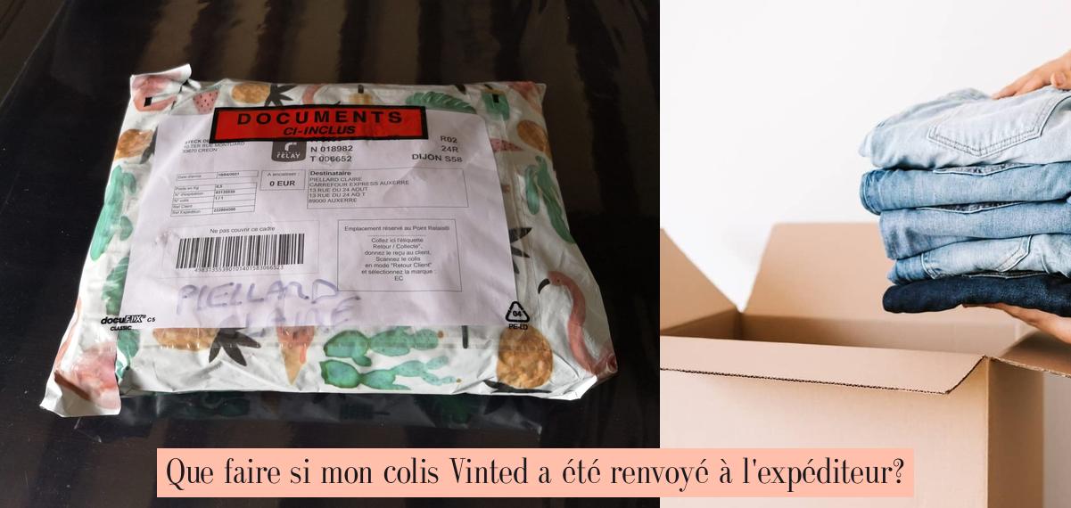 Que faire si mon colis Vinted a été renvoyé à l