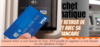 comment supprimer ma carte bancaire chez temu