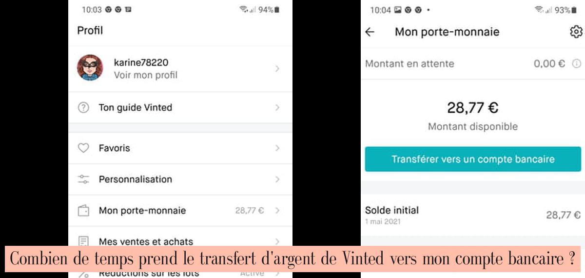 Combien de temps prend le transfert d