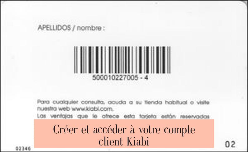 Créer et accéder à votre compte client Kiabi