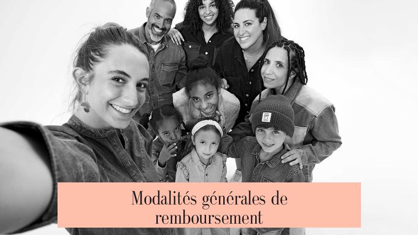 Modalités générales de remboursement