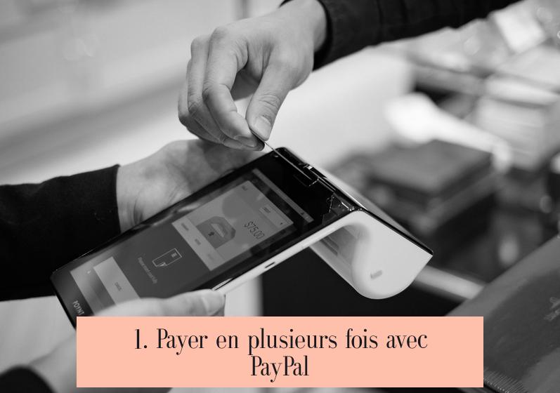 1. Payer en plusieurs fois avec PayPal
