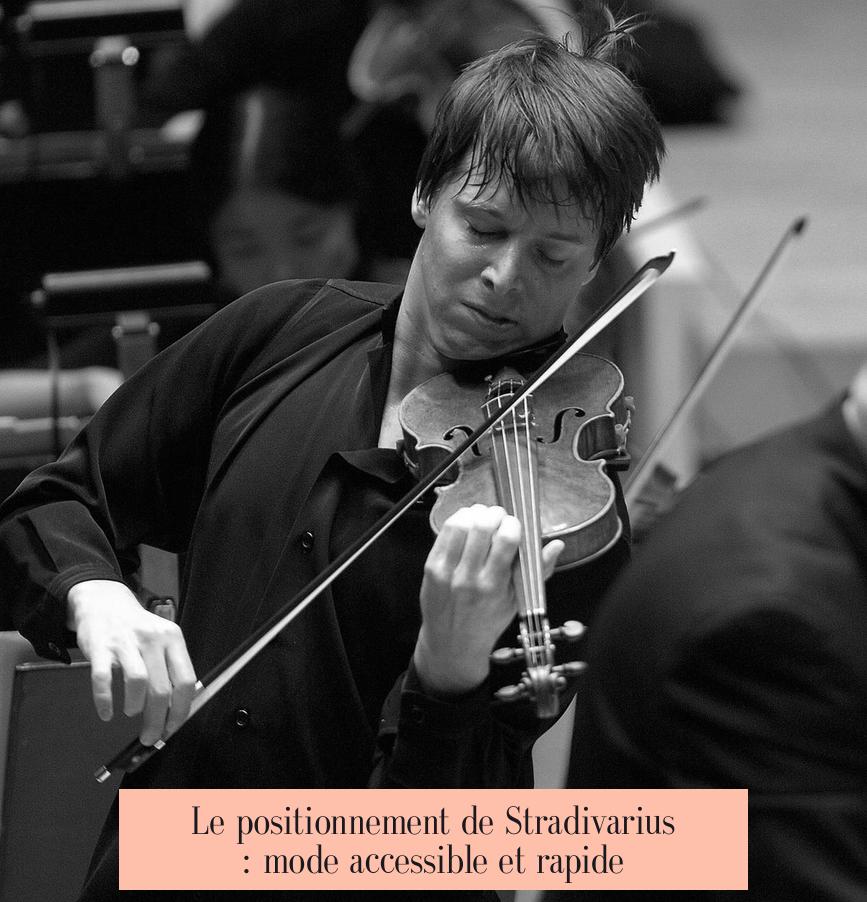Le positionnement de Stradivarius : mode accessible et rapide