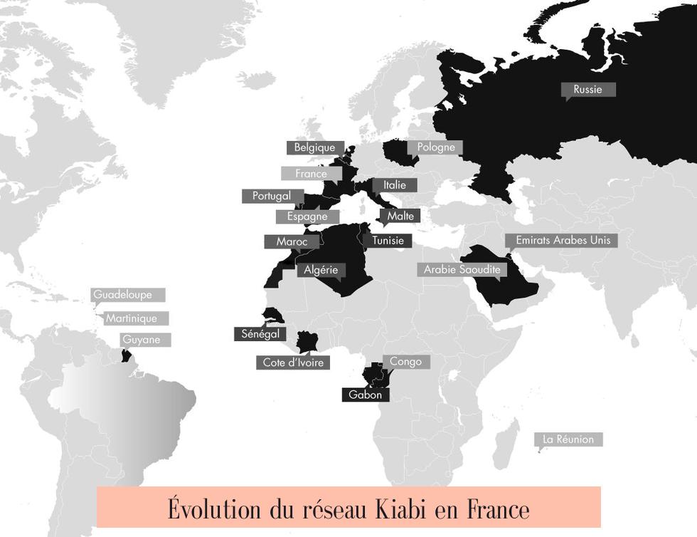 Évolution du réseau Kiabi en France
