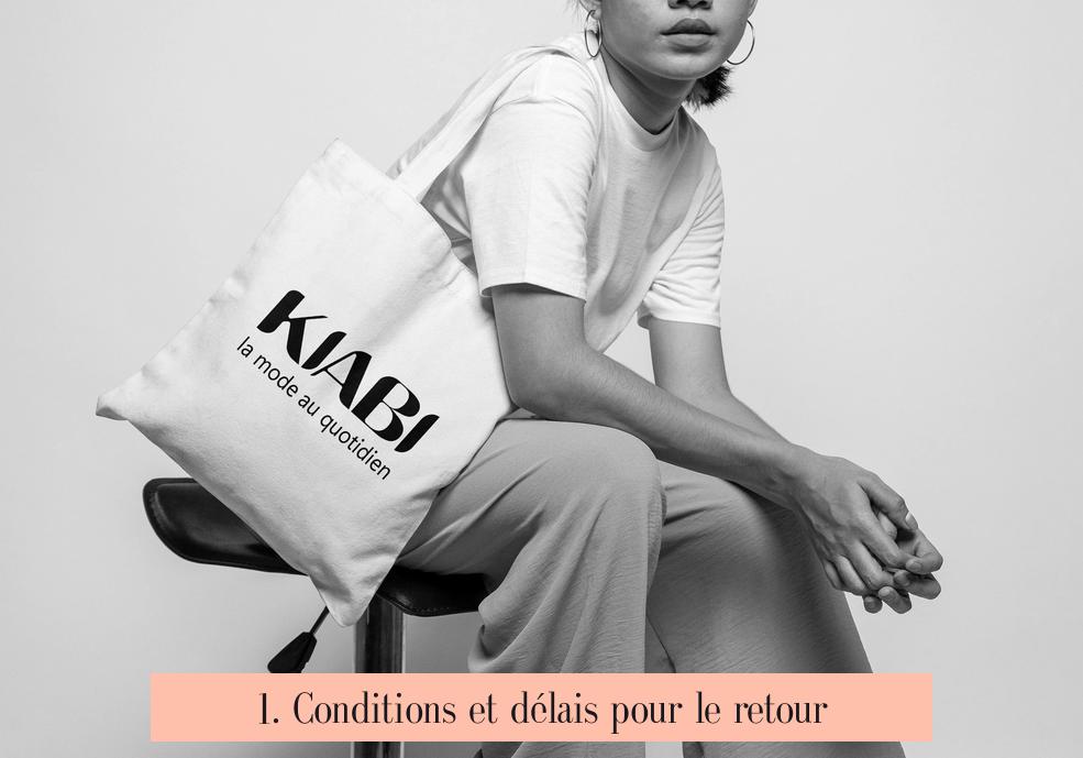 1. Conditions et délais pour le retour