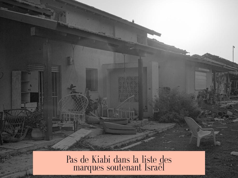 Pas de Kiabi dans la liste des marques soutenant Israël