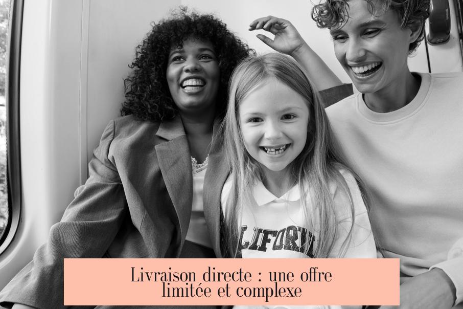 Livraison directe : une offre limitée et complexe