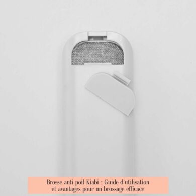 Brosse anti poil Kiabi : Guide d'utilisation et avantages pour un brossage efficace