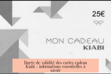 Durée de validité des cartes cadeau Kiabi : informations essentielles à savoir