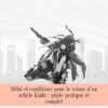 Délai et conditions pour le retour d'un article Kiabi : guide pratique et complet