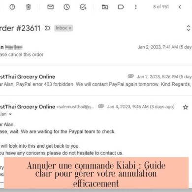 Annuler une commande Kiabi : Guide clair pour gérer votre annulation efficacement