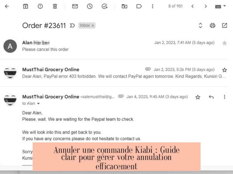 Annuler une commande Kiabi : Guide clair pour gérer votre annulation efficacement