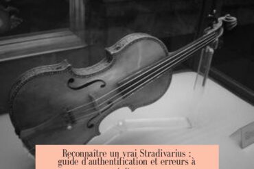 Reconnaître un vrai Stradivarius : guide d'authentification et erreurs à éviter