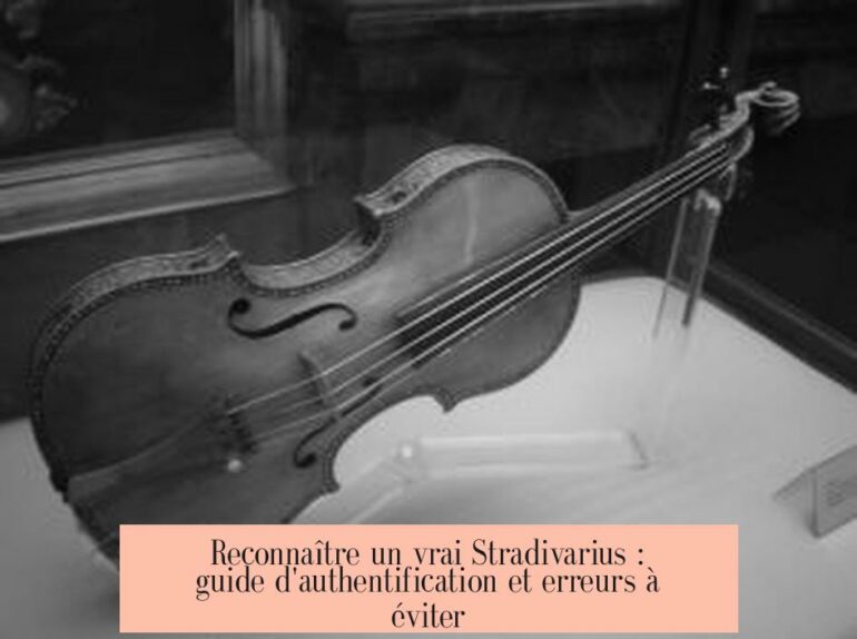 Reconnaître un vrai Stradivarius : guide d'authentification et erreurs à éviter