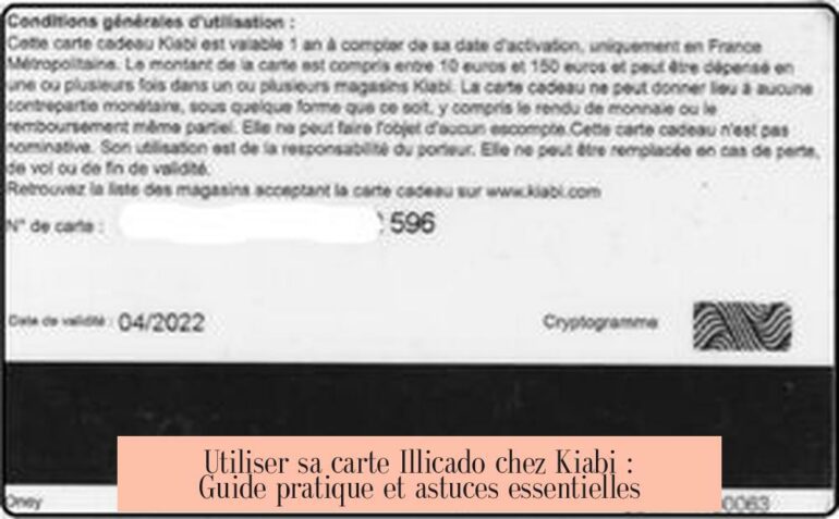 Utiliser sa carte Illicado chez Kiabi : Guide pratique et astuces essentielles