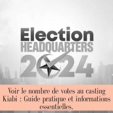 Voir le nombre de votes au casting Kiabi : Guide pratique et informations essentielles.