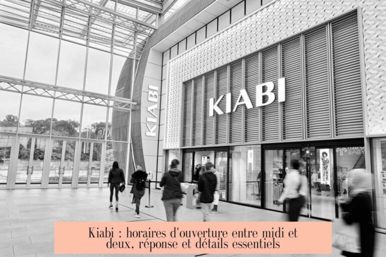 Kiabi : horaires d'ouverture entre midi et deux, réponse et détails essentiels