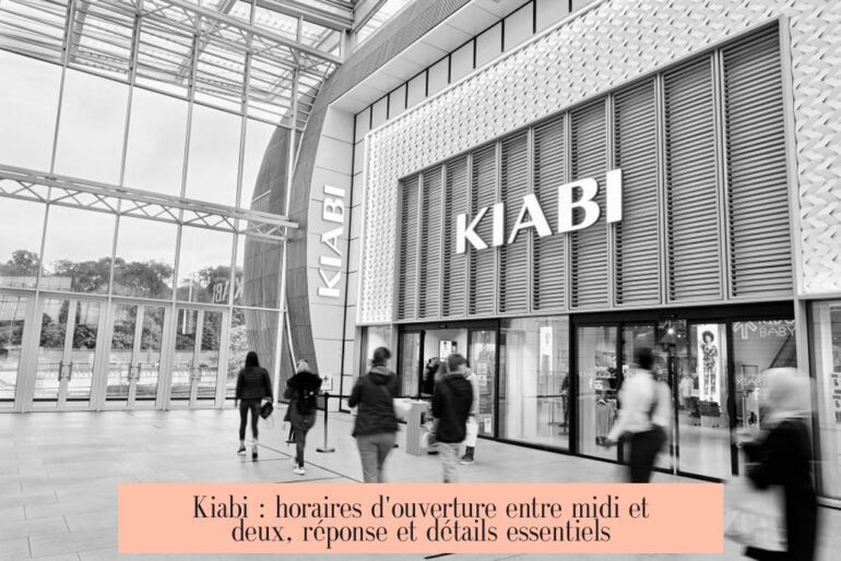 Kiabi : horaires d'ouverture entre midi et deux, réponse et détails essentiels