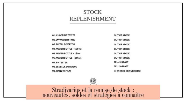 Stradivarius et la remise de stock : nouveautés, soldes et stratégies à connaître