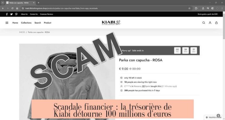 Scandale financier : la trésorière de Kiabi détourne 100 millions d'euros